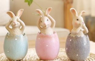 Vintage Cute Bunny Decoration Ornament