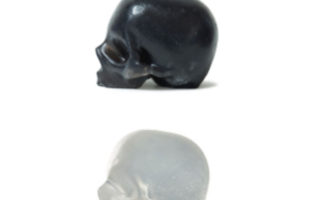Black Activated Charcoal & Clear Glycerin Skull Soaps