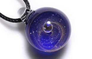 Celestial Glass Artistry – Cosmic Pendant
