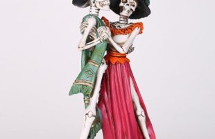 Skeleton Couple Dancing in  a Sexy Style