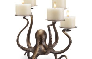 Octopus Pillar Candelabra