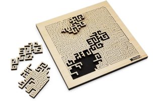 Fractal Fantasy Right Angle Geometry of Aztec Art Puzzle