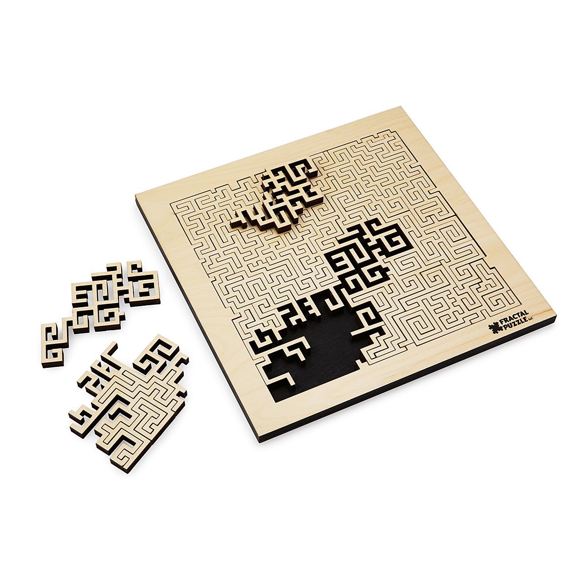Fractal Fantasy Right Angle Geometry of Aztec Art Puzzle