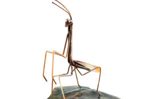 Praying Mantis Stake for Garden