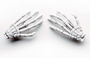 Astonishing Skeleton Hand Shaped Hair Clips