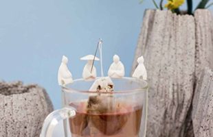 Jiang Taigong Tea Bag Holder: The Tea Fishermen