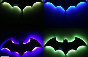 Bat Shaped LED Wall Lights