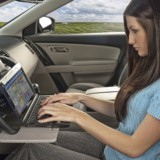 AutoExec Wheelmate Steering Wheel Attachable Work Surface Tray