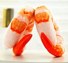 Kerchair Shrimp Meat U Neck Pillow