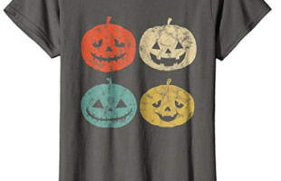 Vintage Pumpkin T-Shirt Funny Pumpkin Halloween Gift Shirt