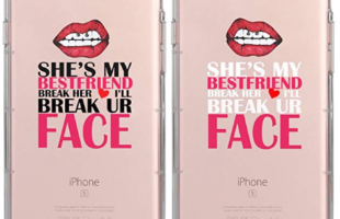 iPhone7/8 Couple Cases With Whacky Quotes for your BFF/GF in Halloween!