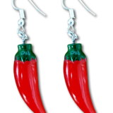 Red Chili Pepper Earrings
