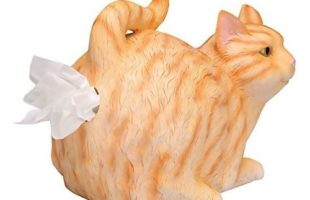 WHAT ON EARTH Cat-Butt Tissue Holder
