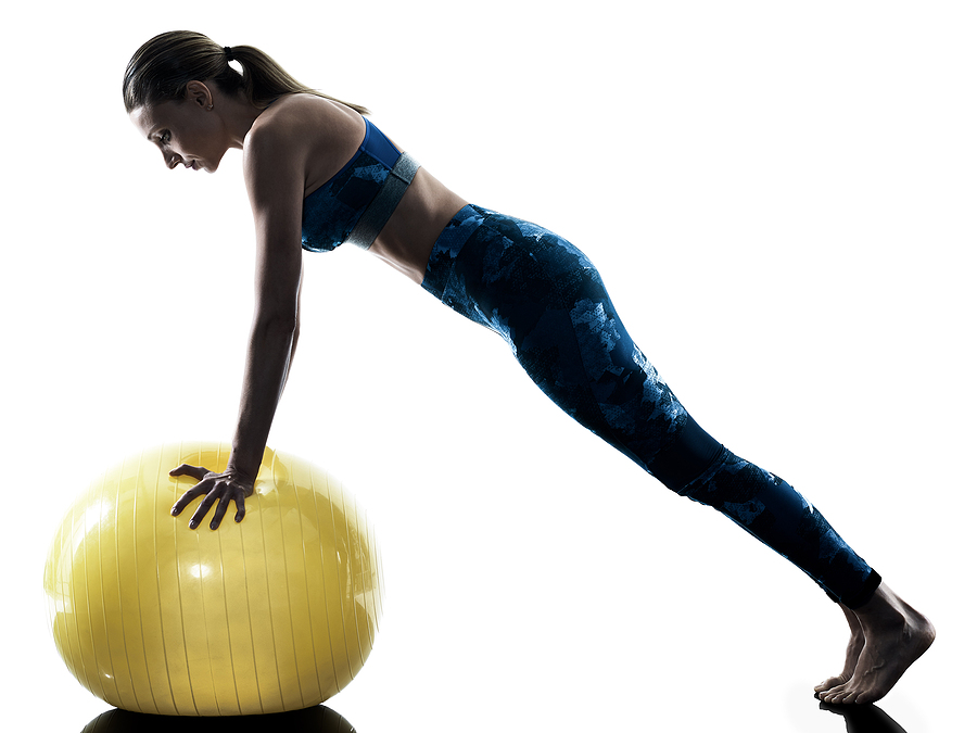 Anesthesiologist Dr. Subrata Chakravarty On Identifying Chronic Pain Patients one caucasian woman exercising fitness swiss ball excercises in