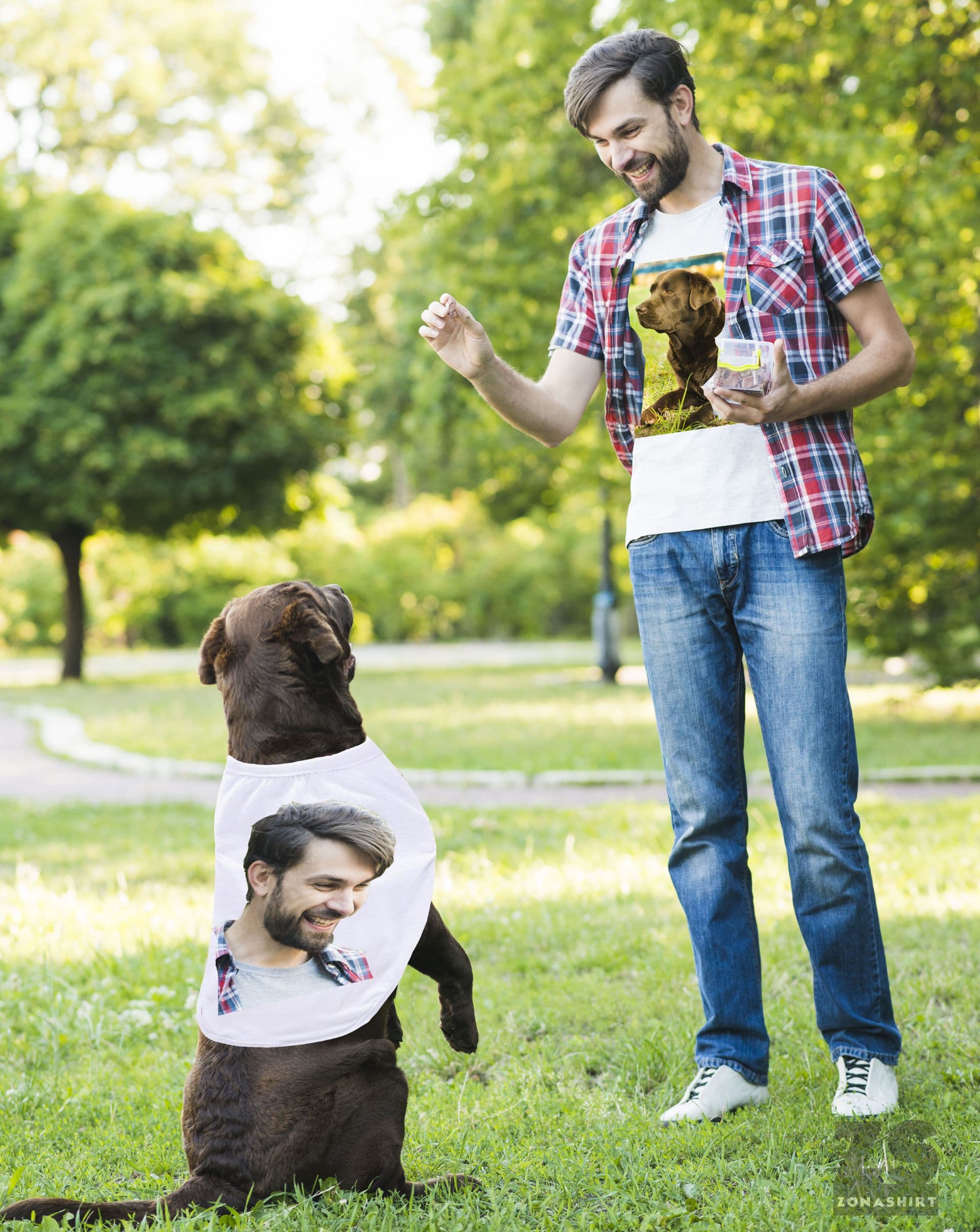Matching Owner and Dog T-shirts