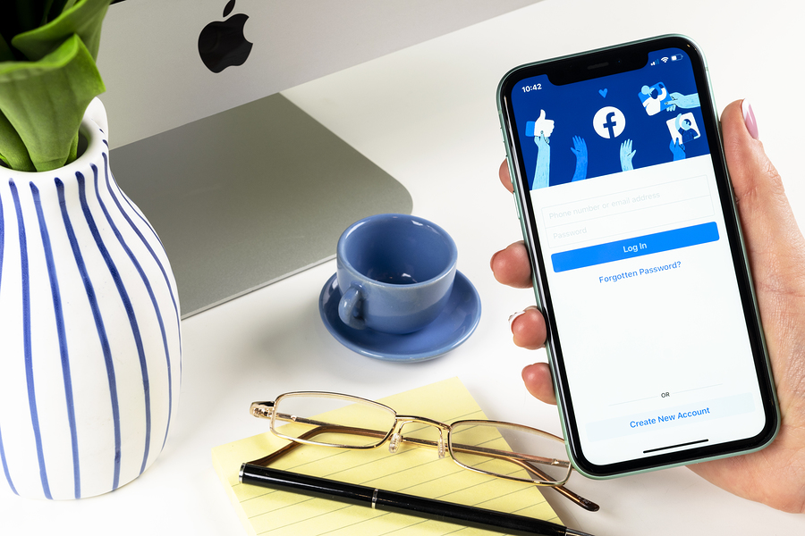 Helsinki, Finland, January 30, 2020:: Facebook Application Icon