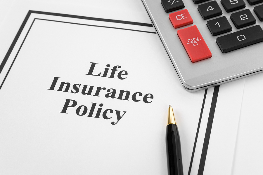 5 Ways Insurance Will Make You Rich financial Document of Life Insurance Policy and calculator for background
