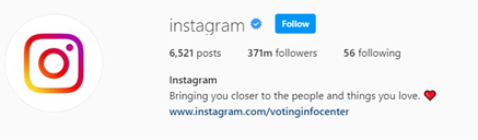18 Most-Followed Accounts of Instagram IG