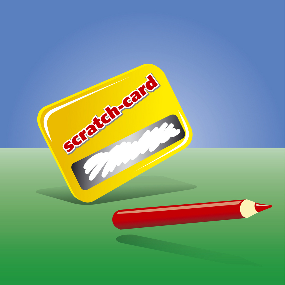 Why Online Scratch Cards are So Addictive Scratch Card & Pencil (Fully Editable Vector Image)