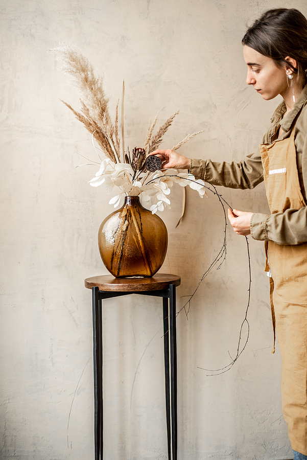 Decorate your interior with dried flowers