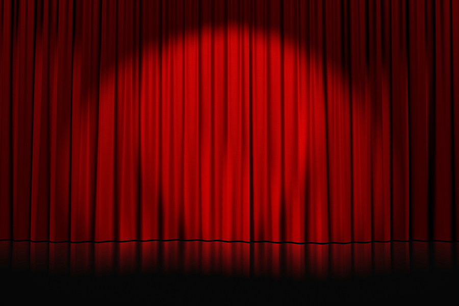 3 Good Reasons Why You Should Go See Hamilton stage of show with closed red curtains