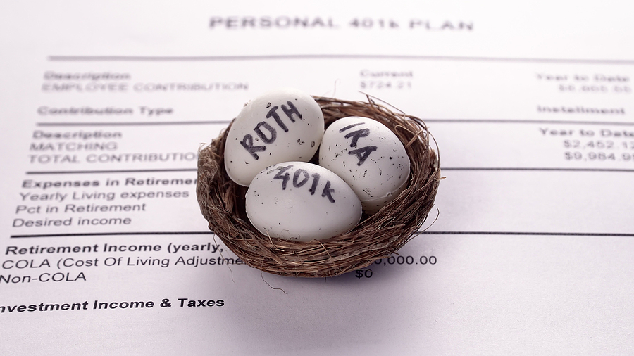 Conceptual Composition. Pension Savings. Individual Retirement A