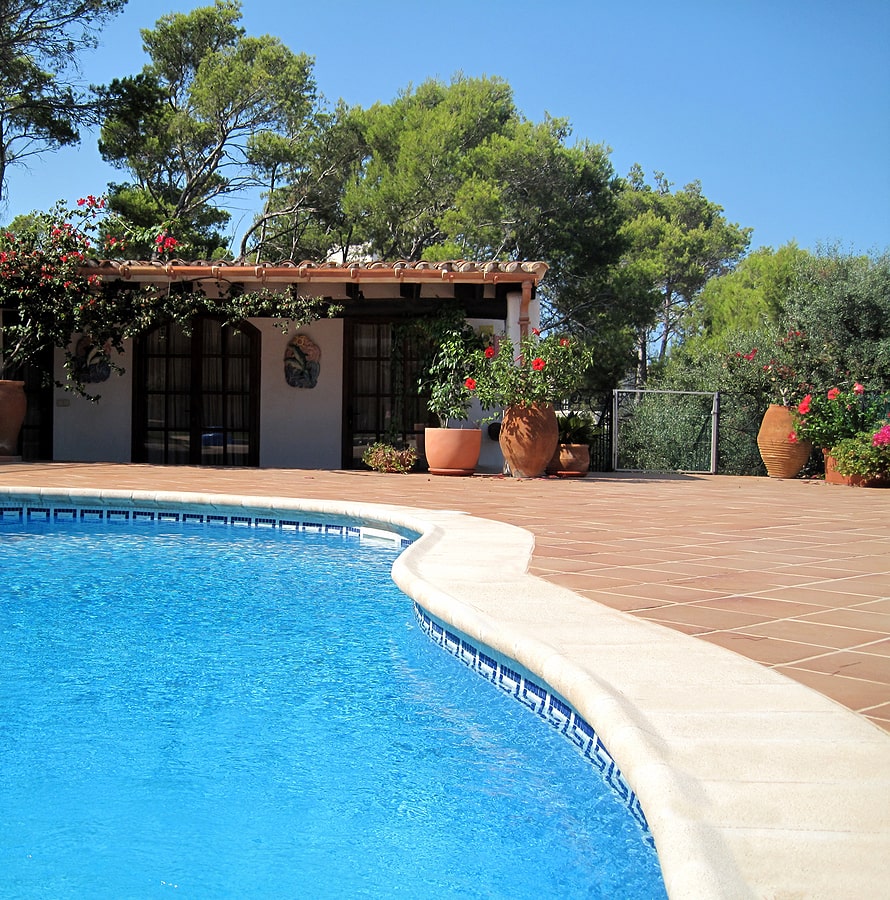 8 Great Upgrades To Your Yard To Have Even More Fun During Summer bigstock rural house with swimming pool