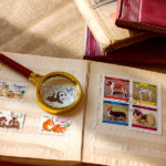 Lviv/ Ukraine – 10 26 2020: Old Vintage Collectible Postage Stam