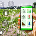 Smart Farming: IoT, Robotics and AI Smart Farming Digital Technology Agriculture App At Farm