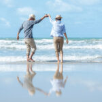 This is how you can ensure a financially free retirement! Retirement Travel. Asian Lifestyle Senior Couple Dancing On The