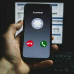 Defeating Phone Scams - Stay Safe in 2022 Incoming Call From Scammer. Online Scam On Phone