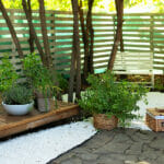 5 Stylish Ways to Improve Your Patio Interior Terrace With Plants And Wooden Porch Of House. Housepla