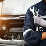 7 Ways To Keep Your Diesel Engine In Top Condition Mechanic Works On The Engine Of The Car In The Garage. Repair Se