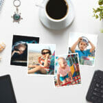 Locket Photo Printing: Tips for Preserving Precious Memories Stack Of Photo Frames On Desk. Printed Photographs, Photo Lab Co