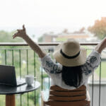 These 5 New Technologies Help You Enjoy Your Favorite Indulgences in New Ways Work-life Balance, Summer Holiday Vacation Concept With Happy Wo