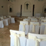 Intimate chapel wedding