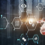 Why Is B2B Integration Crucial for Streamlining Your Business Operations? Application Programming Interface. API software development tool. Information technology concept. Businessman presses API text icon on a virtual interface