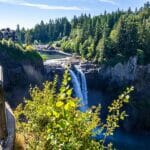 The Snoqualmie Falls Park In Seattle, Washington