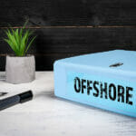 Offshore. Tax Savings And Revenue Concealment Concept. Document