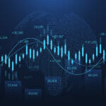 Is Forex Trading Halal? Stock market or forex trading graph in futuristic concept for financial investment or economic trends business idea. Financial trade concept. Stock market and exchange Candle stick graph chart vector.