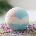 CBD Bath Bomb Benefits You Need to Know Beautiful Bath Bomb On Wicker Mat Indoors, Closeup