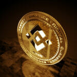 Binance Bnb Stablecoin Cryptocurrency Golden Coin 3D Illustratio
