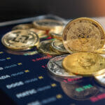 The Future of Cryptocurrency in a Cashless Society Cardano ADA cryptocurrency on Binance with Bitcoin, altcoin token digital crypto currency coin for defi decentralized financial trading p2p business and world exchange investment