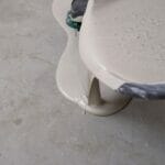 Finishing Work – The Worker Does The Filling Floor Poured Onto T