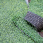 Top 10 Creative Artificial Grass Designs for Your Backyard Green artificial turf used for covering sport arena or garden. Artificial grass are made by polyethylene or nylon, convenient and it does not require much maintenance.