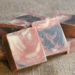 Handmade Soap Closeup. Natural Soap Making. Soap Bars Closeup. S