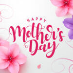 Happy Mother’s Day Text Vector Design. Mother’s Day Postcard And