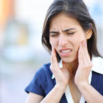 Resources For Looking After Your Self During Stressful Times Stressed Woman Suffering Tmj Disorder Complaining In The Street