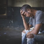 Strengthen Bonds During Addiction Treatment in New Jersey Drugs Addiction And Withdrawal Symptoms Concept. Depressed And H