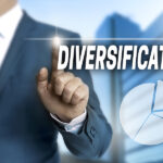 Diversification Touchscreen Is Operated By Businessman